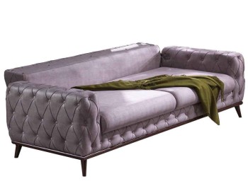 Καναπές Τριθέσιος Desi Μπέζ